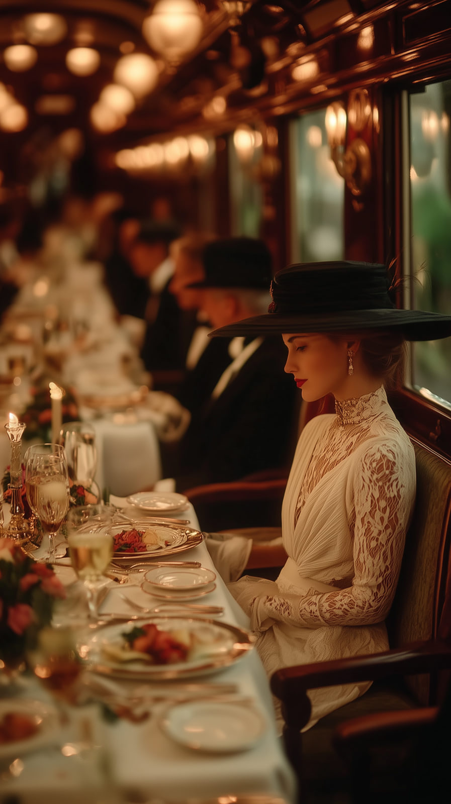 u6516542632_A_photo_of_a_gastronomic_dinner_in_the_moving_retro_19ec3809-3e7a-4e88-b55a-b8259cd9ab97