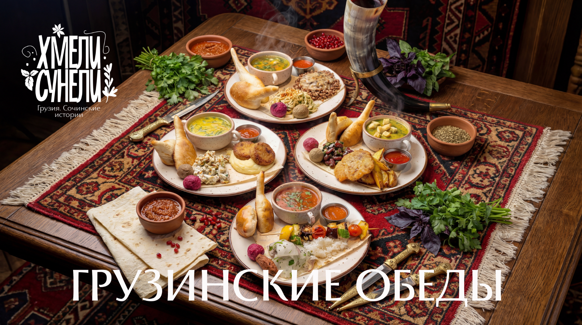 Хмели-Сунели - грузинские обеды
