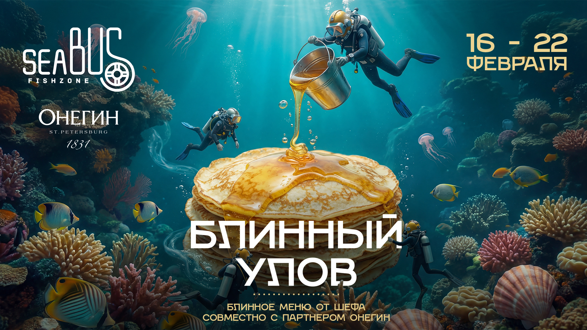 Блинный улов в Sea Bus